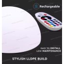 V-TAC SKU-40221 Led lámpa újratölthető 108lm 6W IP67 RGB 20cm