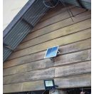 V-TAC SKU-8578 LED reflektor Solar napelemmel 50W semleges fehér 4000K 4200lm fekete