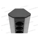 Sarokelosztó, 4x230V, 16A, alumínium ház, 20481,