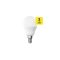 Emos ZQ1211 LED izzó kisgömb E14 4,1W 350lm 4000K 150° vil.szög semleges feh. 3 év garancia