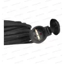 EMOS hosszabbító gumikábellel, 20m 3x1,5 fekete P01820
