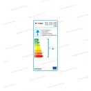 V-TAC SKU-7564 kültéri kerti állólámpa 50cm IP54 GU10 foglalat fekete