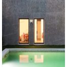 V-TAC SKU-8628 kültéri mennyezeti lámpa E27 foglalattal antracit színben IP44