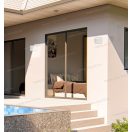 V-TAC SKU-8683 kültéri modern fali led lámpa 10W 800lm fehér IP54 4000K