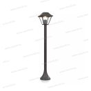 V-TAC SKU-8687 fekete kültéri álló lámpa E27 foglalattal 95cm magas IP44