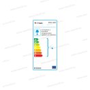 V-TAC SKU-8687 fekete kültéri álló lámpa E27 foglalattal 95cm magas IP44