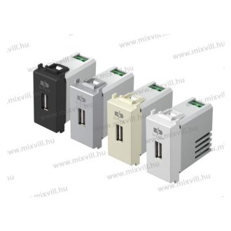 MODUL 1M USB töltő aljzat 5V 2,1A krém EM66IW(38157) kif.