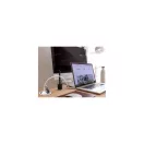 20461 - Bútorba süllyeszthető rejtett konnektor, ezüst, 1-es + 1USB , 1,8m, 3680W, 16A