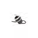 20461 - Bútorba süllyeszthető rejtett konnektor, ezüst, 1-es + 1USB , 1,8m, 3680W, 16A