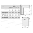 EIP UO 40020 külső ív 40x20