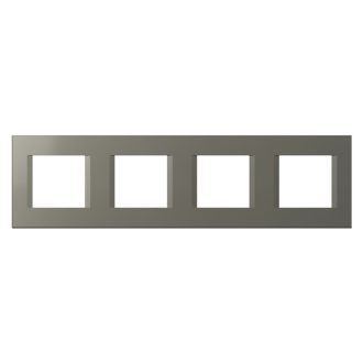 MODUL LINE díszítőkeret 4x2M titánium szín OL28TI 26513