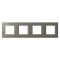 MODUL LINE díszítőkeret 4x2M titánium szín OL28TI 26513
