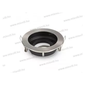   V-TAC SKU-3596 SPOT beépíthető lámpa fix szatén króm 90mm kivágás V-TAC