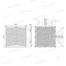 Kimeneti szűrő 255x255 OMU System KSZ-255
