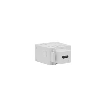   OMU system KM45-USB-C USB töltő keystone modul 2,1A 5VDC moduláris, szerelvényezhető műanyag csatorn