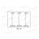 PTA 12 F14 3F. levegőhöz 3-12 bar nyomáskapcsoló 1/4" fix csatlakozás
