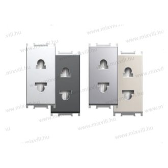   MODUL Euro/Amerikai dugalj krém 16A 250V~ 1M IW VM21IW(17882)