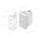 MODUL Euro/Amerikai dugalj fekete 16A 250V~ 1M SB VM21SB(17884)