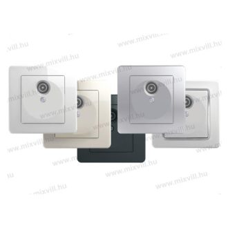 EKO TV csatlakozó 0dB ezüst KE10ES(17781)