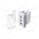 MODUL olasz dugalj krém P17/1 16A 250V~ 1M IW VM30IW(17836)