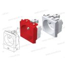 MODUL dugalj francia ezüst 16A 250V~ 2M ES VM40ES(17839)