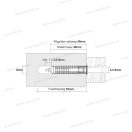 Celo apolo 98FX univerzális nylon dűbel, tipli M8x40mm