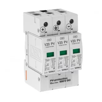 OBO V20-C 3PH-600 3 pólusú napelemes rendszerekhez 5094605
