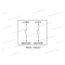 PM 5/G 1F.vízhez 1-5 bar nyomáskapcsoló 1/4" hollanderes csatlakozás 250V 0,6-2,3 bar IP44