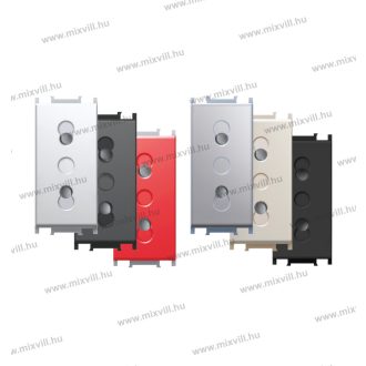 MODUL Euro dugalj 2P piros 10A 250V 1M RD VM20RD(17688)