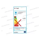 V-TAC SKU-1334 Led Track Light Sines Lámpa 10W 6400K 800lm 24° világítási szög