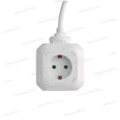 Em hosszabbító 4x2+f +2db USB 1,9M P04219GU