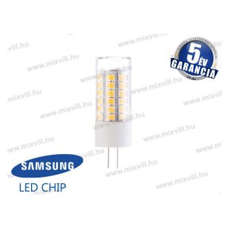   V-TAC SKU-133 Led lámpa G4 3,2W 6400K 300° sug.szög 385lm 12V DC Samsung Chip 5év garancia