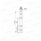 7.1 R/OG összekötő 8-10mm köracélhoz MGCS-01 90710102 tűzihorganyzott