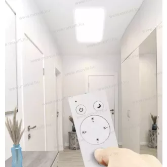   Emos ZM5167 LED mennyezeti lámpa 84x58 cm 250-5000lm dimmelhető 72W távirányító Dim. Tun. Cct+remote