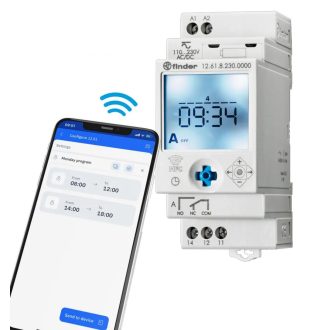   Finder 12.61.8.230.0000 digitális kapcsolóóra napi/heti program