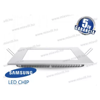   V-TAC SKU-723 Led panel szögletes 24W beltéri 6400K 2000lm 120° vil.szög 300mm Samsung chip 5év gari