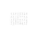 MODUL billentyű 0-1 2M fehér TM12PWNT03(31312)