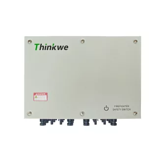   Thinkwe TW-RSD150-40-10 tűzeseti DC leválasztó tűzvédelmi kapcsoló napelemhez 1000VDC 10 string 40A 