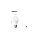 Emos ZQ5121 LED izzó E27 A60 5,2W 470lm 4100K 180° vil.szög 3 év garancia