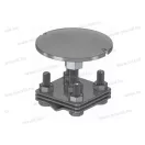 MGKNS-21 123501 Felfogógomba összekötővel 8-10mm köracélhoz, laposvashoz M10 menettel
