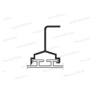 EIP VP3 válaszfal 70mm parapet csatornához