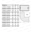 UKMCS külső ív 16x16 200db/