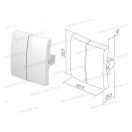 EKO kettes billentyű csokoládébarna TE11CB(31742)