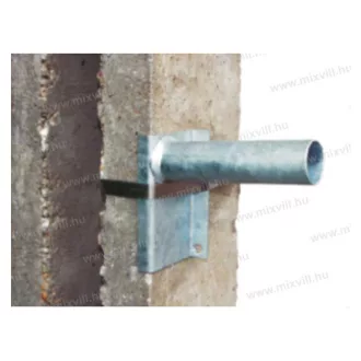   METZ LN042 Lámpakar négyzetoszlopra Ø42x160mm, tűzihorganyzott acél
