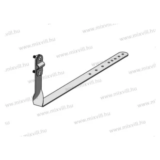   MGKNC-11A/B 2337 villamvedelmi tetővezetéktartó 8-10mm köracélhoz 15cm eltartással csavart