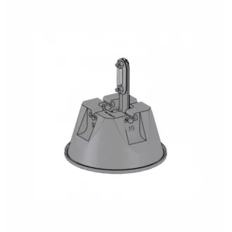   MGPNKB-02 057302 Gúla és vezetéktartó 30mm laposvashoz lapostetőre villámhárító