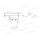 Modul N-101-es egypólusú nyomógomb billentyű nélkül 16A 250V 1M SM11(31340)