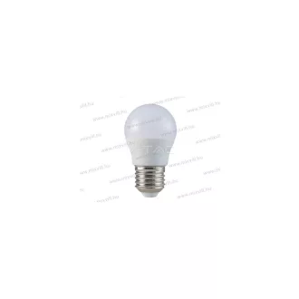   V-TAC SKU-7408 Led lámpa E27 G45 5,5W kisgömb 470lm 4000K semleg fehér IP20 180° sugárzási szög 240V