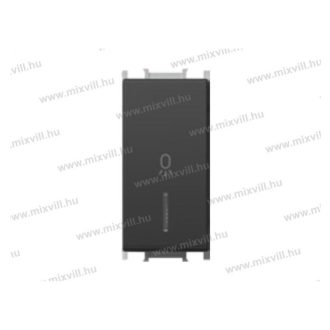   MODUL N-101-es egypólusú jelzőfényes kapcsoló lámpa fekete 250V 1M SB SM11SBIN02(15245)