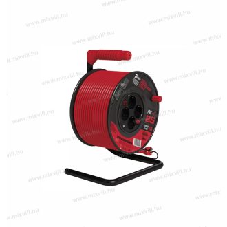   Kábeldob, dobos hosszabbító 4 aljzat 25m 1,5mm2 IP20 P092251 Emos